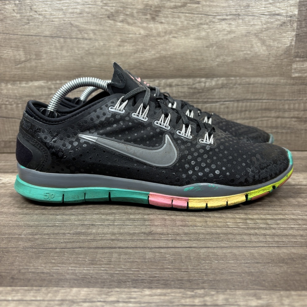 Nike Free TR Connect Black Womens US Size 8 EUR 39 555165-001 Running Shoes